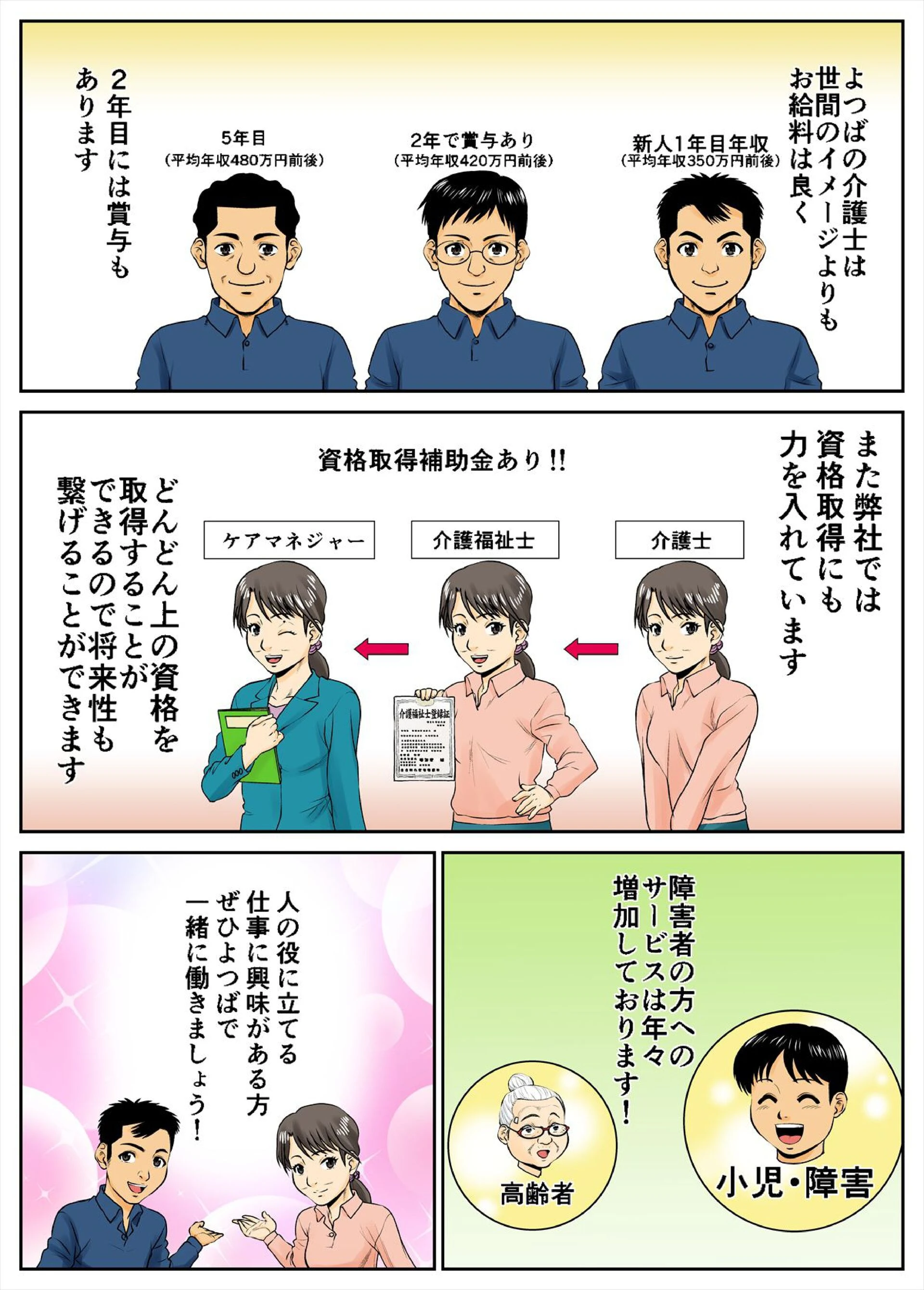 漫画でお仕事紹介 (会社紹介編)